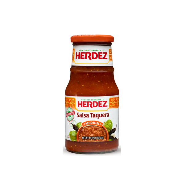 L 29-26 - 12/16 HERDEZ SALSA TAQUERA MED. GLASS