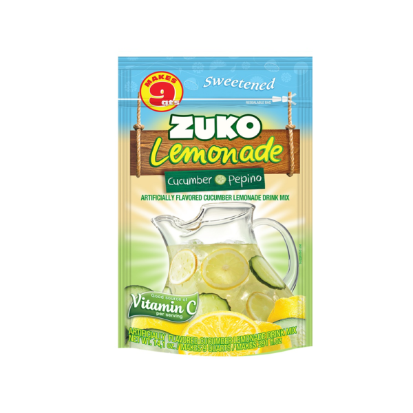 T2 44-38 - 12/14 ZUKO CUCUMBER LEMONADE FAMPACK